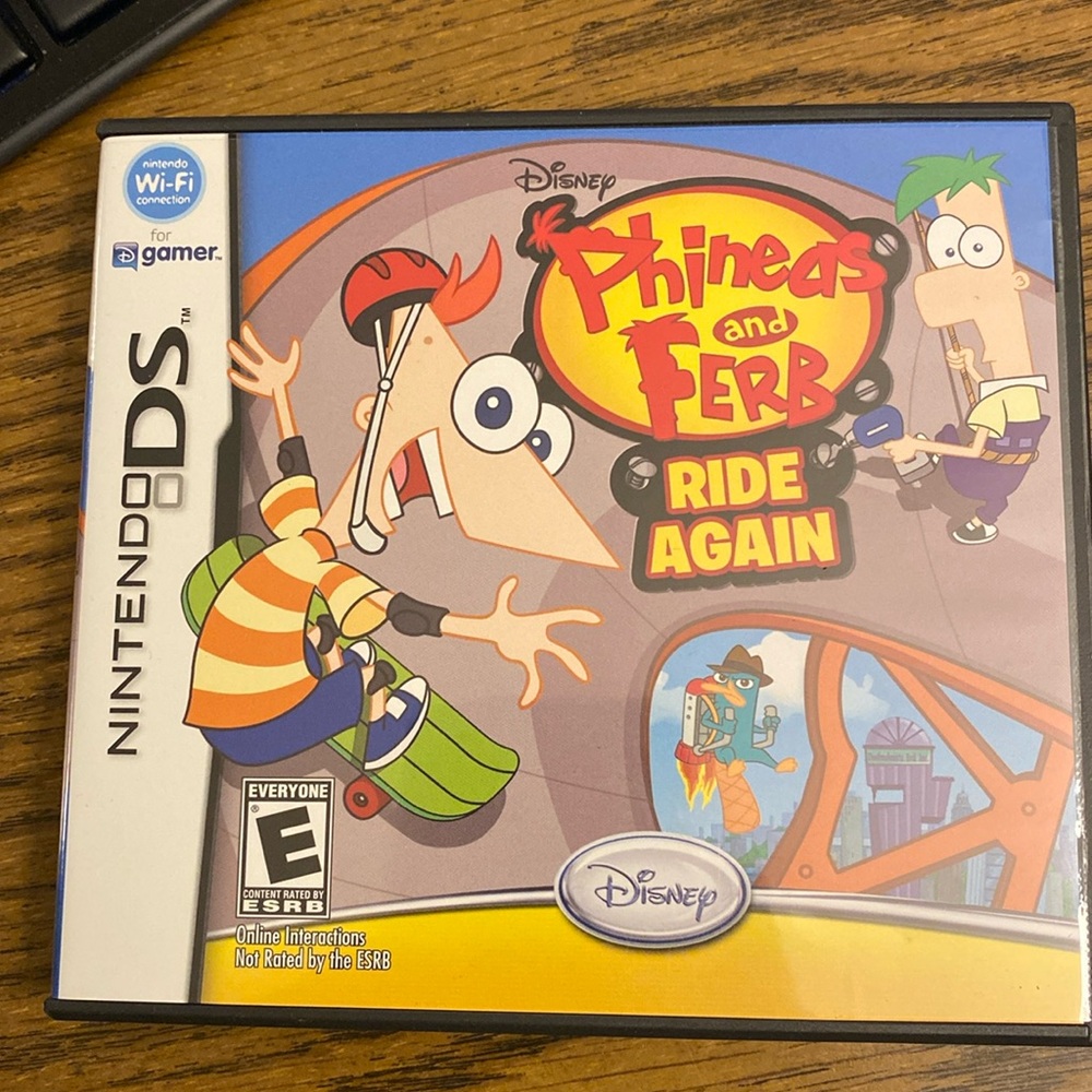 Phone and Ferb Ride Again Nintendo DS game